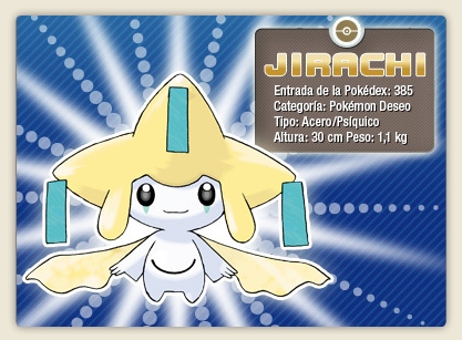 Jirachi, nuevo evento Wi-Fi para las versiones europeas