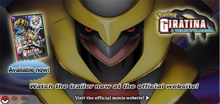 ¡DVD de «Pokémon: Giratina y el Guerrero del Cielo» a la venta en USA!