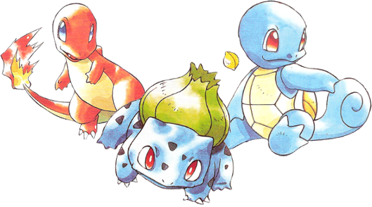 Bulbasaur, Charmander o Squirtle, eventos del Mundo de los Sue&ntilde;os