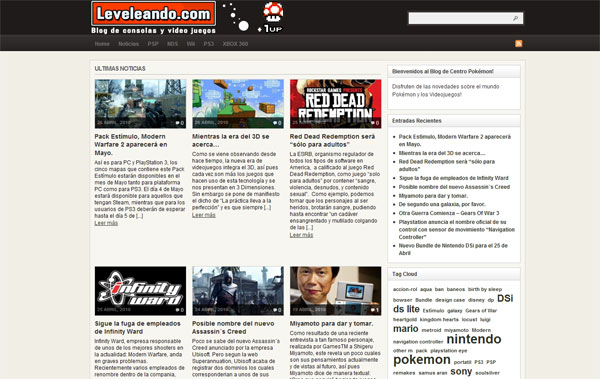 Centro Pokémon presenta: Leveleando.com – Noticias sobre Consolas y VideoJuegos