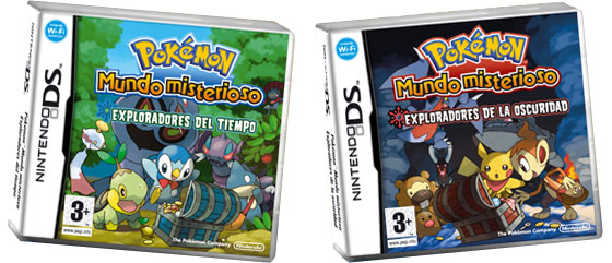 &iexcl;Ya a la venta Pok&eacute;mon Mundo Misterioso: Exploradores del Tiempo y de la Oscuridad en Europa!