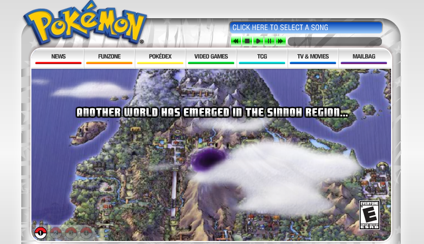 Cambios en www.Pokemon.com