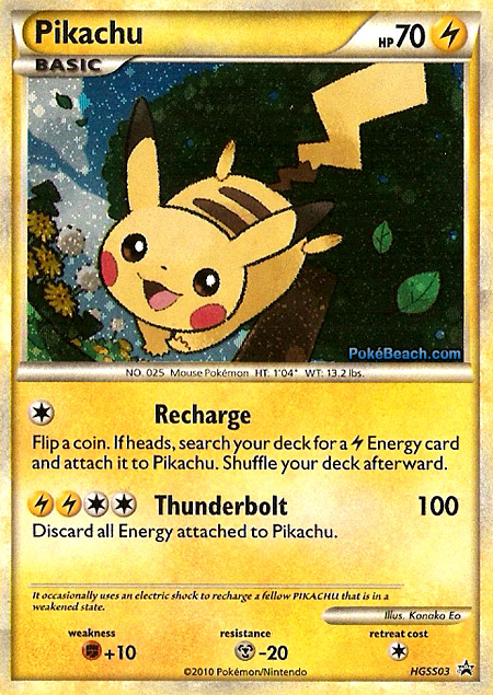 Pokémon TCG/JCC: Pikachu y Wobbuffet, promos 3 y 4 de HeartGold/SoulSilver.