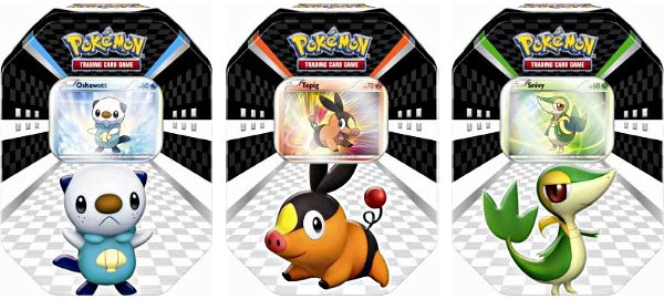 Cajas metálicas de Pokémon TCG/JCC: Blanco y Negro, ya a la venta en España