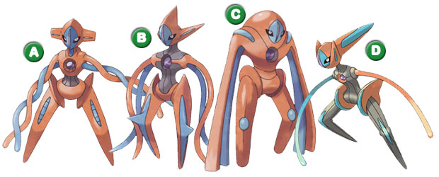 Deoxys Formas Alternativas