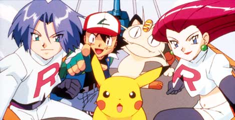 El Equipo Rocket, Ash y Pikachu