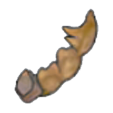 Cola de fósil tirano