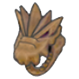 Cráneo de fósil tirano