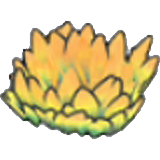 Hierba alta amarilla