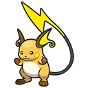 Pokémon Raichu - PokopiaDex