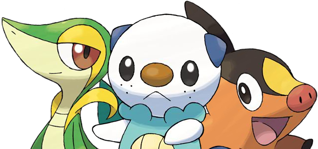 Pokémon iniciales de la 5ta Generación