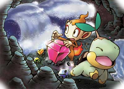 Chimchar y Turtwig