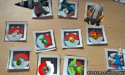Pokédex 3D Limite de 11 Pokémon simultáneos