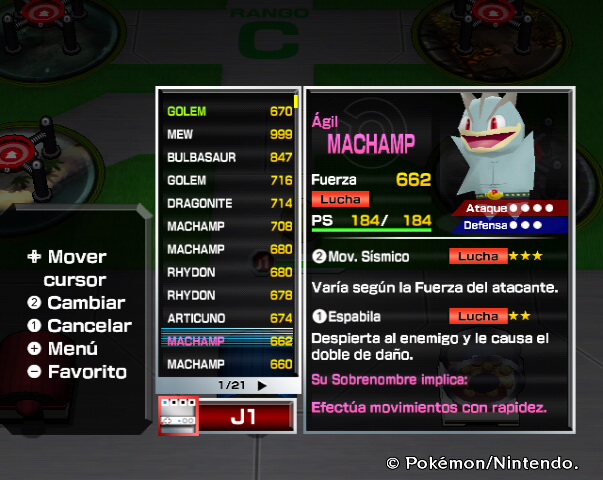 Machamp con habilidad especial - Pokémon Rumble