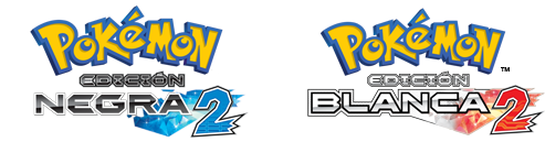 Logos de Pokémon Edición Blanca 2 y Edición Negra 2 en Español