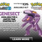 Genesect llega a Europa antes que Meloetta