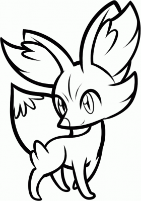 Cómo dibujar a Fennekin Paso 6