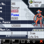 ¡Ya disponible el Deoxys del Equipo Plasma!