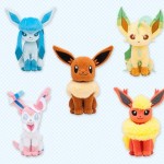 Nuevos peluches de las Eeveeluciones en Japón