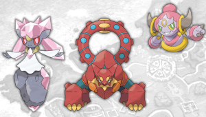 Toda la información de Diancie, Hoopa y Volcanion
