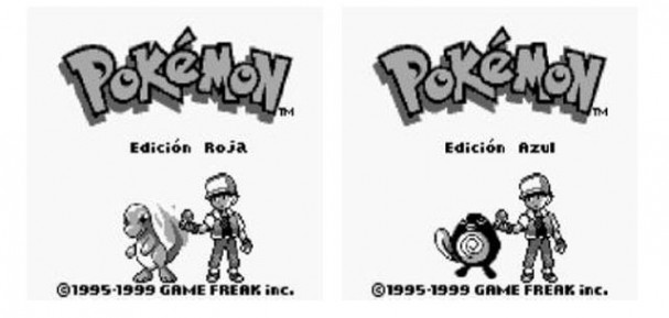 Pokémon Rojo y Azul - Pantalla de intro