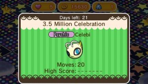 Nueva fase especial de Celebi en Pokémon Shuffle