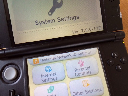 3DS System Settings