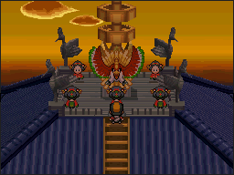 Las chicas Kimono durante el ritual de invocación de Ho-Oh, en HeartGold.