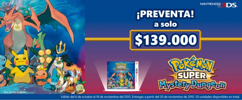 Pokemon Super Mystery Dungeon Colombia