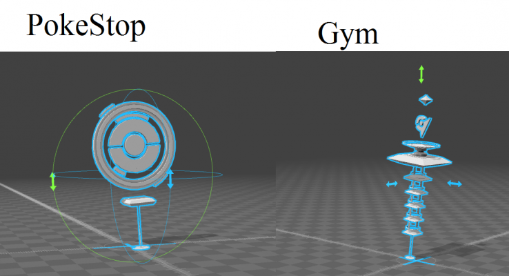 Gyms PokéStops