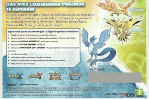 Evento de los Pájaros Legendarios con habilidad oculta en España
