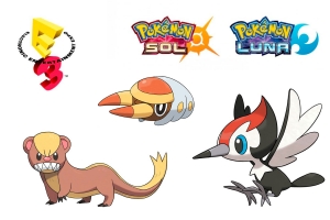 Tres nuevos Pokémon revelados de Pokémon Sol y Luna en la E3 2016