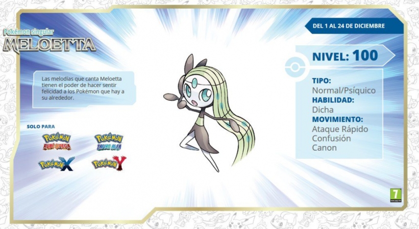 Evento de Meloetta ya está disponible mundialmente vía Nintendo Network para X/Y/RO/ZA