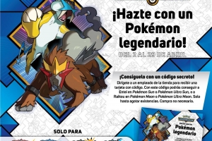 Detalles del evento de abril: Raikou y Entei en tiendas para Latinoamérica, España y Estados Unidos