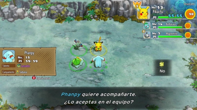 captura 08 pokemon mundo misterioso equipo de rescate dx switch