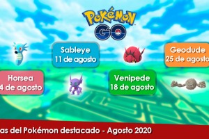 Hora Del Pokemon Destacado Agosto 2020