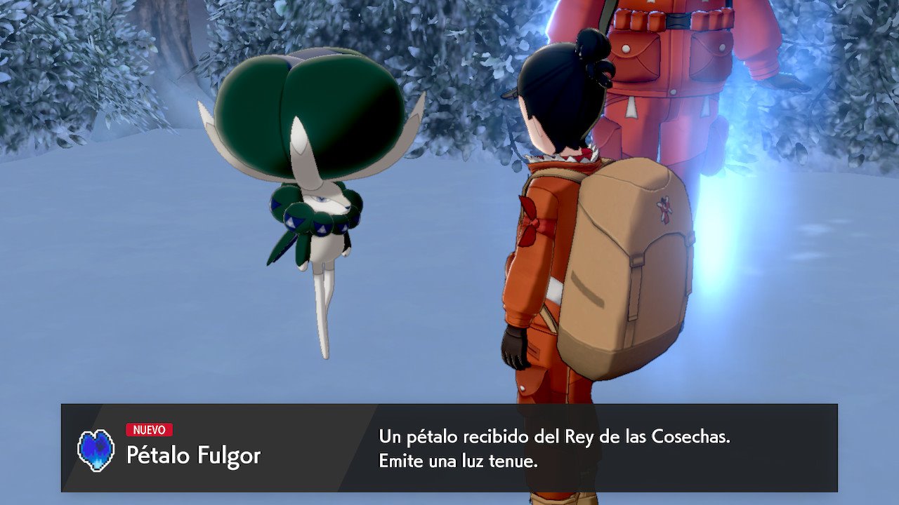 Calyrex Petalo Fulgor Pokemon Espada Escudo