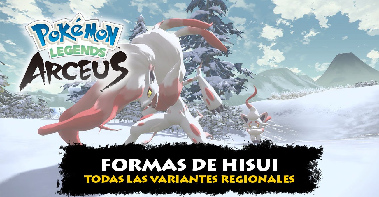 Formas De Hisui Pokemon Legends Arceus