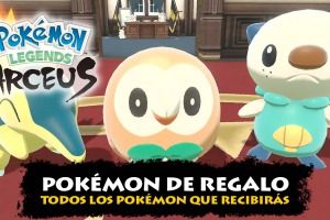 Pokémon de Regalo en Pokémon Legends: Arceus