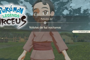 Petición 22: Volutas de luz nocturnas (cómo completarla) en Pokémon Legends Arceus