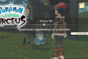 Petición 100: Apariciones supermasivas en la montaña (cómo completarla) en Pokémon Legends Arceus
