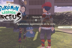 Petición 98: Apariciones supermasivas en la costa (cómo completarla) en Pokémon Legends Arceus