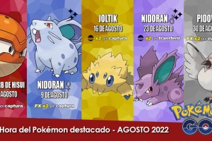 Hora Del Pokemon Destacado Agosto 2022