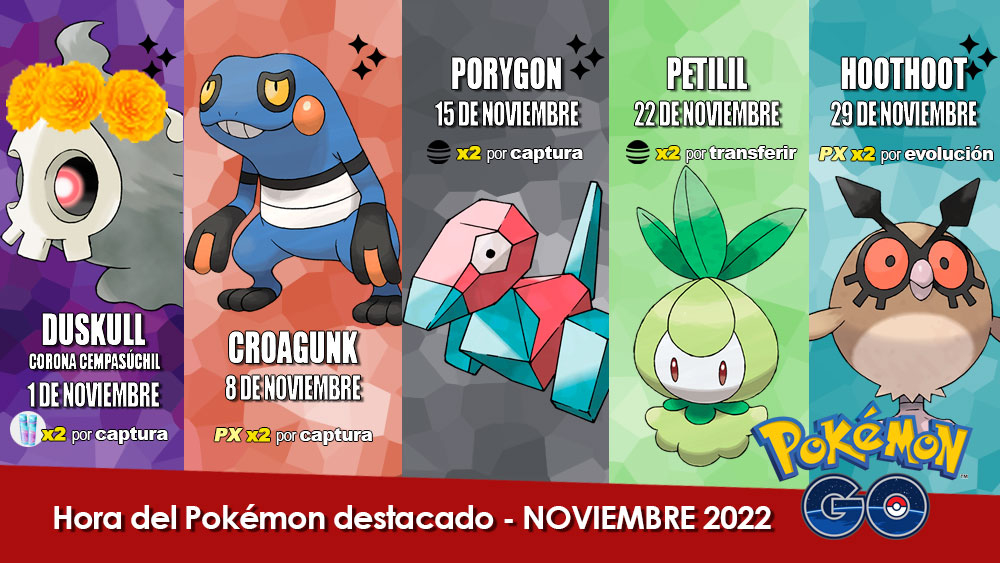 Hora Del Pokemon Destacado Noviembre 2022