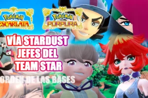 Jefes del Team Star y sus equipos Pokémon