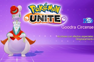Goodra con Holoatuendo Circense ya está disponible en Pokémon UNITE