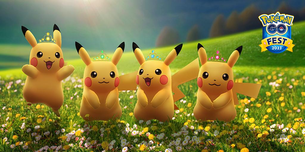 Pikachu Coronas Pokemon Go Fest 2023