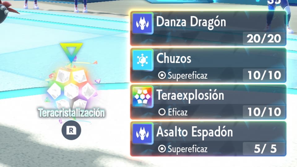 Teracristalizacion Teratipo Pokemonsv
