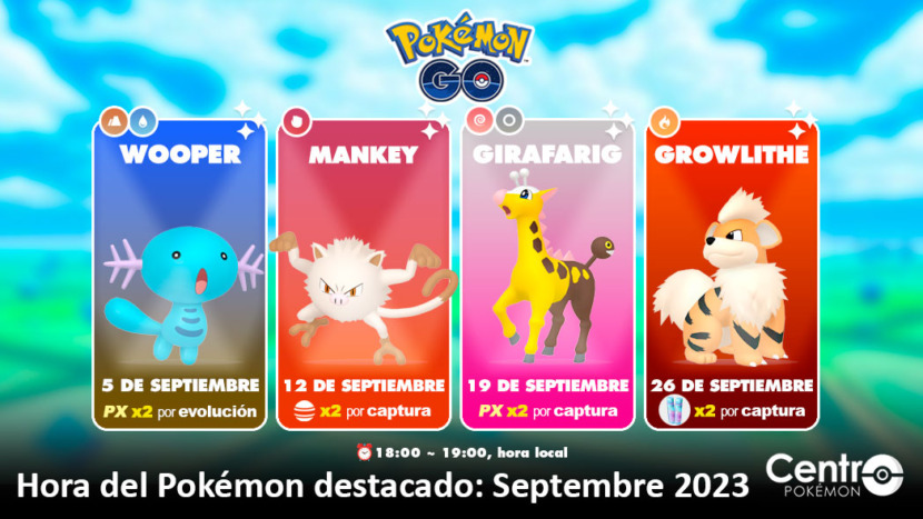 Hora Del Pokemon Destacado Septiembre 2023