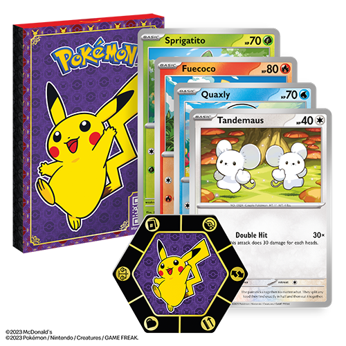 CARTAS POKEMON DO MCDONALDS 2023! PIKACHU holográfico 